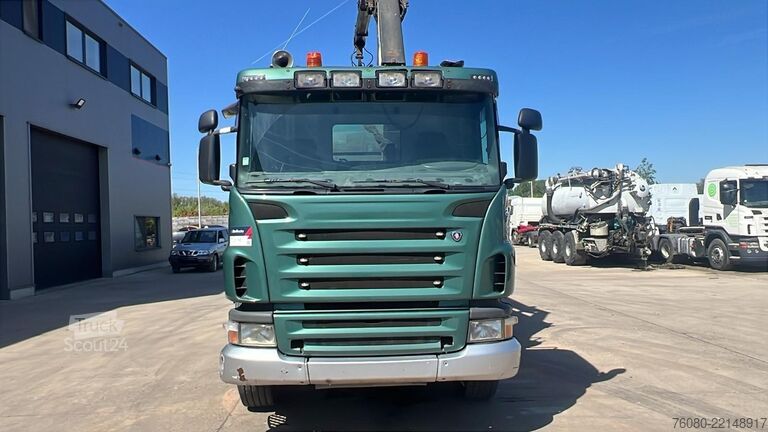 Kipper met kraan Scania G 380 (EURO 5 / BIG HUB / STEEL SUSP. / HMF 164...