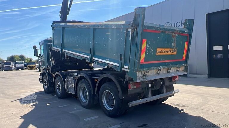 Kipper met kraan Scania G 380 (EURO 5 / BIG HUB / STEEL SUSP. / HMF 164...