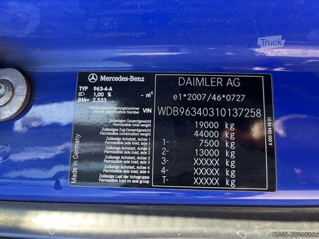 Standaard-SZM Mercedes-Benz Actros 1842 StreamSpace / 939 dkm / 2 Tanks / N...