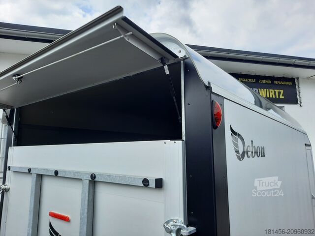 Koferis Cheval Liberté Debon C 800 440x206x206cm aerodynamischer Alukoffer Rampe Seitentür Pullman