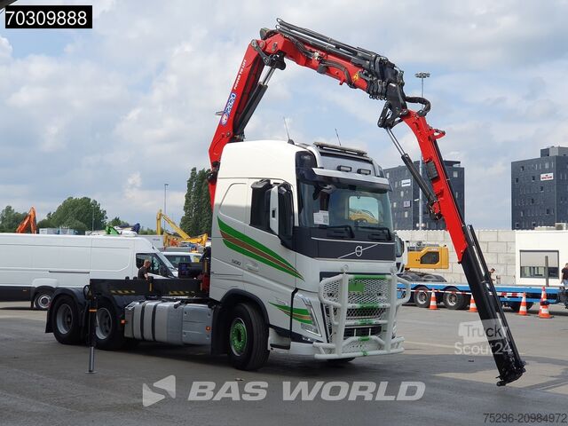 Plateau de chargement Volvo FH 500 FH 6X4 Full-Air Liftachse HMF 2820K-RCS ...