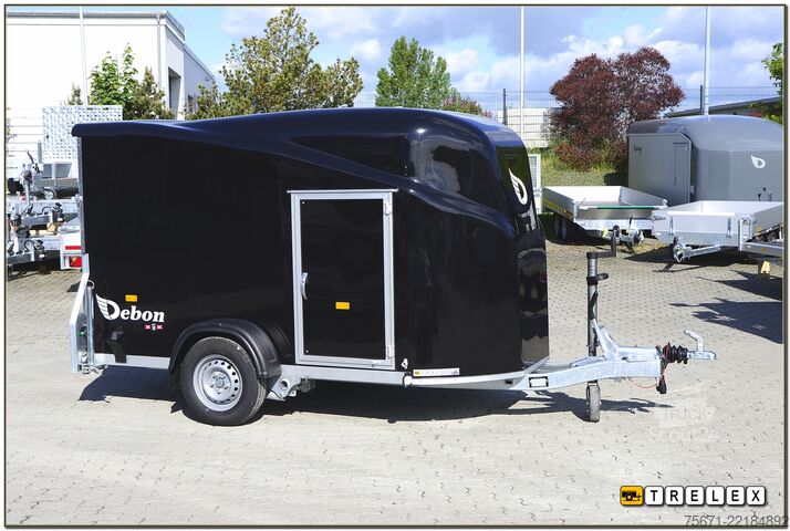 Koteloperävaunu Debon Cargo 1300.02 schwarz / Seitentür