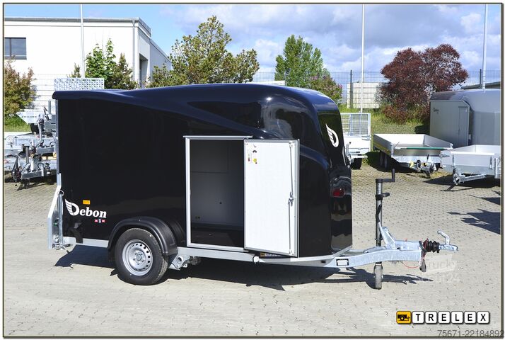 Koteloperävaunu Debon Cargo 1300.02 schwarz / Seitentür