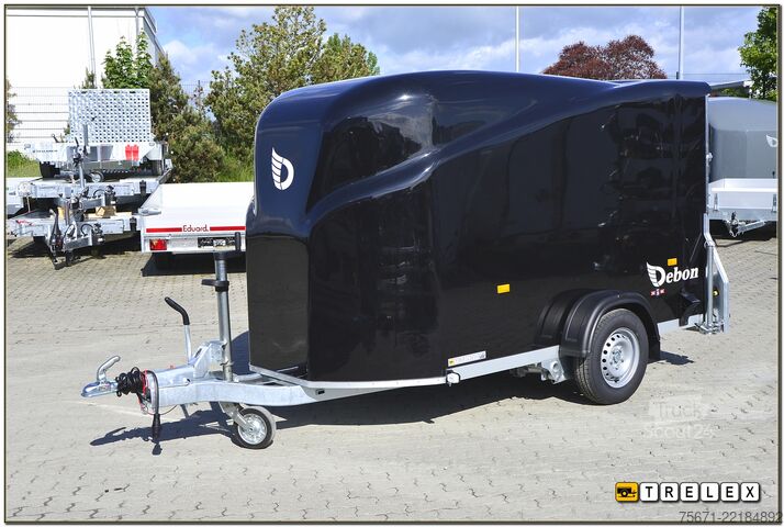 Koteloperävaunu Debon Cargo 1300.02 schwarz / Seitentür