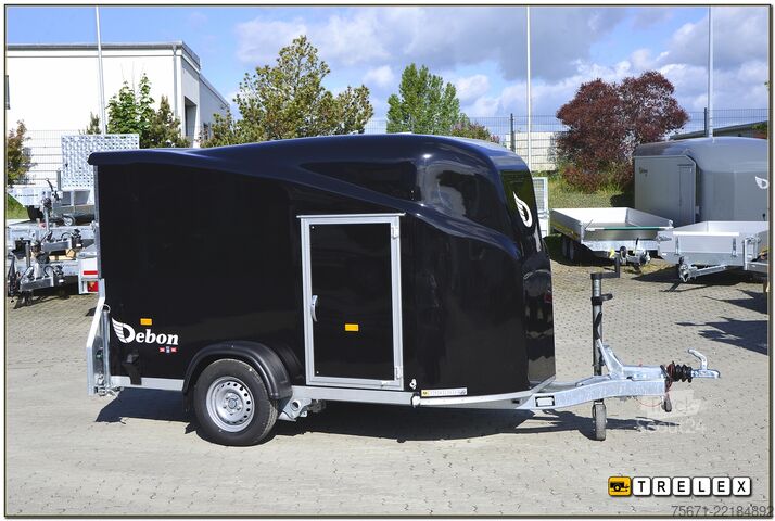 Koteloperävaunu Debon Cargo 1300.02 schwarz / Seitentür