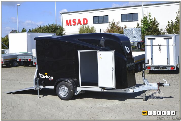 Koteloperävaunu Debon Cargo 1300.02 schwarz / Seitentür