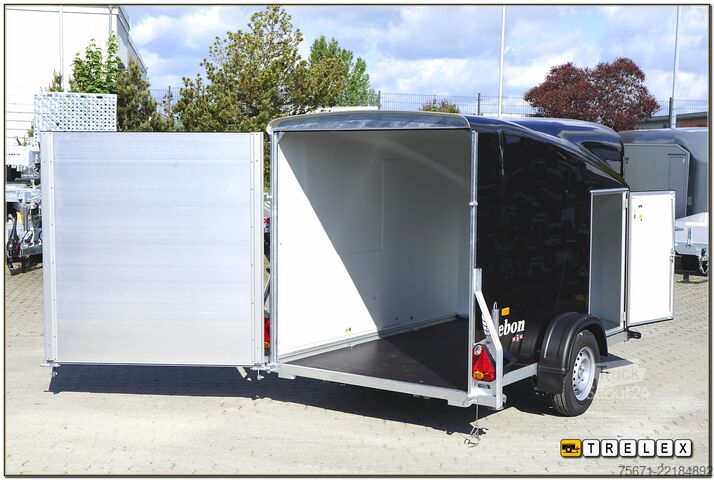 Koteloperävaunu Debon Cargo 1300.02 schwarz / Seitentür