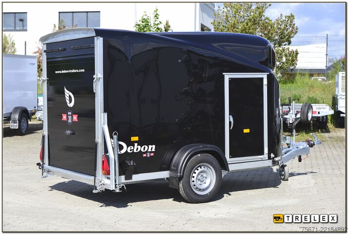 Koteloperävaunu Debon Cargo 1300.02 schwarz / Seitentür