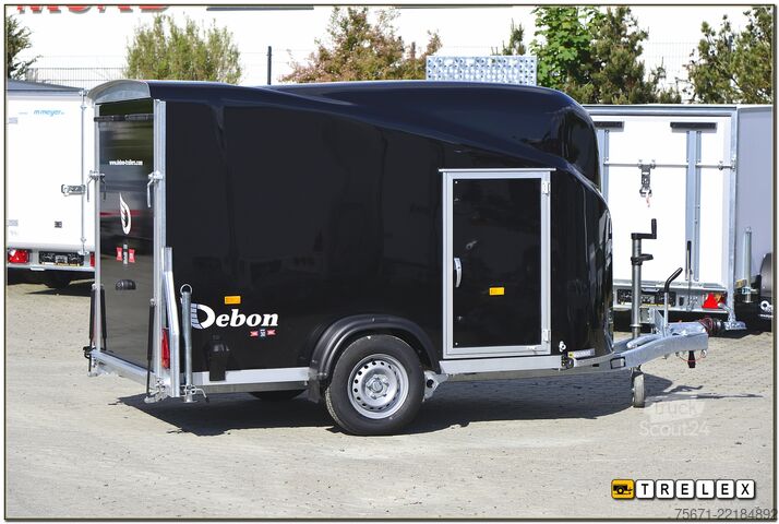 Koteloperävaunu Debon Cargo 1300.02 schwarz / Seitentür
