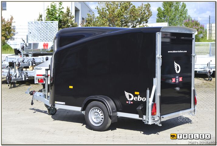 Koteloperävaunu Debon Cargo 1300.02 schwarz / Seitentür