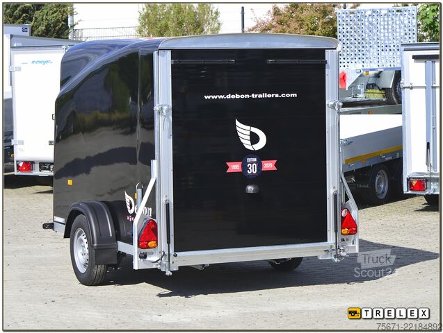Koteloperävaunu Debon Cargo 1300.02 schwarz / Seitentür