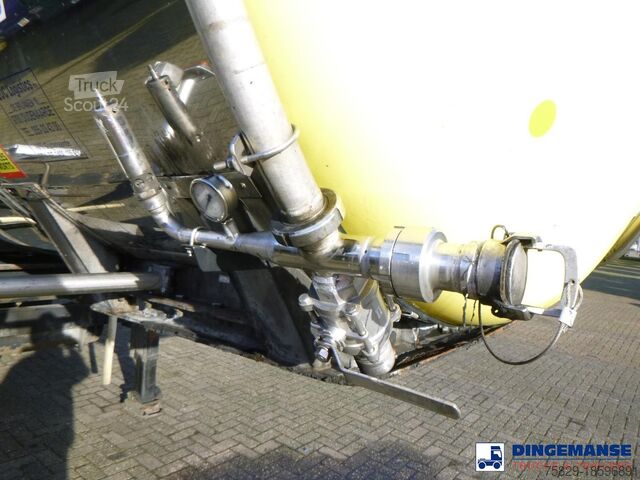 Réservoir Van Hool Chemical tank inox 30 m3 / 3 comp