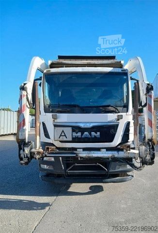Søppelbilen MAN TGS 35.360 Überkopflader