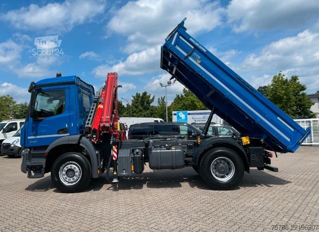 Tipvogn MERCEDES-BENZ Arocs 1832/ Fassi F 120+Funk/ 2xAHK/ AC/ Org. KM