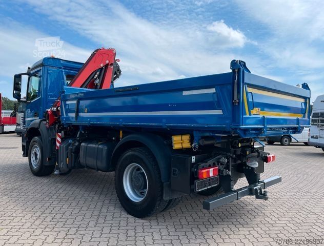 Tipvogn MERCEDES-BENZ Arocs 1832/ Fassi F 120+Funk/ 2xAHK/ AC/ Org. KM