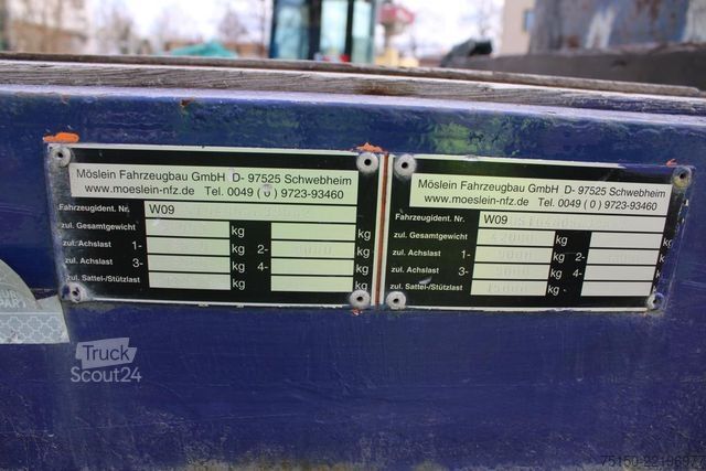 Semirimorchio ribassato MÖSLEIN Semi-Tieflader STO Container Nr.: 682