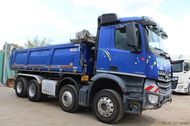 Camion ribaltabile trilaterale MERCEDES-BENZ 3243 6x4 BB - Dautel - Nr.: 961