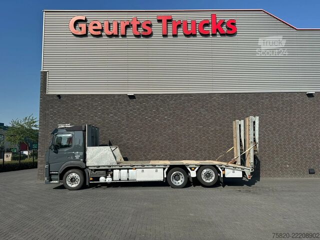Dodávka na prepravu áut Volvo FM 420 6X2 OPRIJWAGEN/MACHINE TRANSPORTER/PLATEAU/