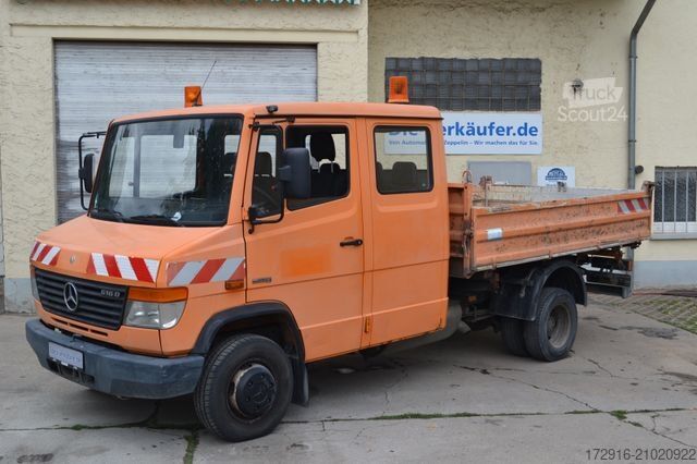 Autre MERCEDES-BENZ Vario 616 Dreiseitenkipper Kipper DOKA AHK MWST