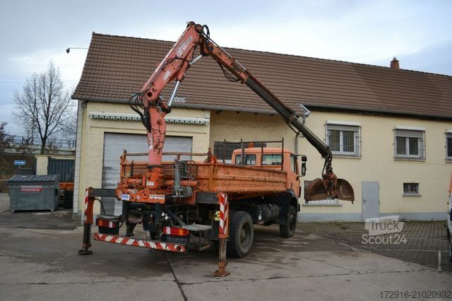 Autre MERCEDES-BENZ 1824 AK Kipper Kran Allrad 4x4  191tkm Standheiz