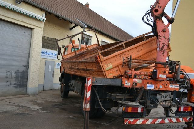 Autre MERCEDES-BENZ 1824 AK Kipper Kran Allrad 4x4  191tkm Standheiz