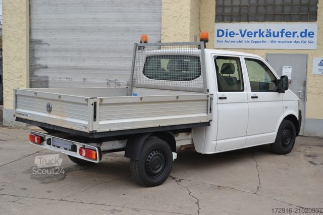Fourgon pick-up VOLKSWAGEN T5 Doppelkabine DOKA 1. Hand KLIMA 2,0TDI 6 Sitz