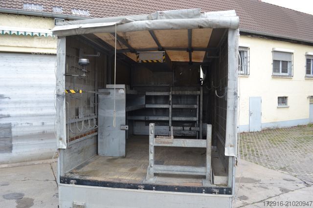 Schuifzeil bestelwagen MERCEDES-BENZ 816 Vario Pritsche Plane Doka 145tkm Bluetec 5