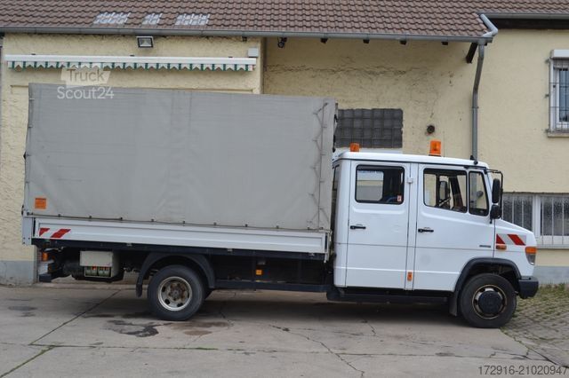 Schuifzeil bestelwagen MERCEDES-BENZ 816 Vario Pritsche Plane Doka 145tkm Bluetec 5