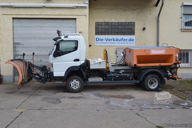  MITSUBISHI Fuso Canter 4x4 Winterdienst Schneepflug Allrad