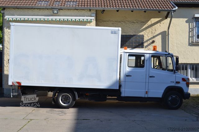 Vrachtwagen met bakwagen MERCEDES-BENZ Vario 816 Koffer Doppelkabine 1.Hand 105tkm Bl