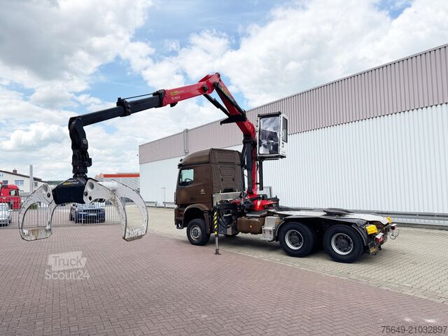 Torenkraan Mercedes-Benz Arocs 3351 LS 6x6 Arocs 3351 LS 6x6, Grounder, MirrorCam, Navi, Krankabine, Kran Epsilon S260Z96