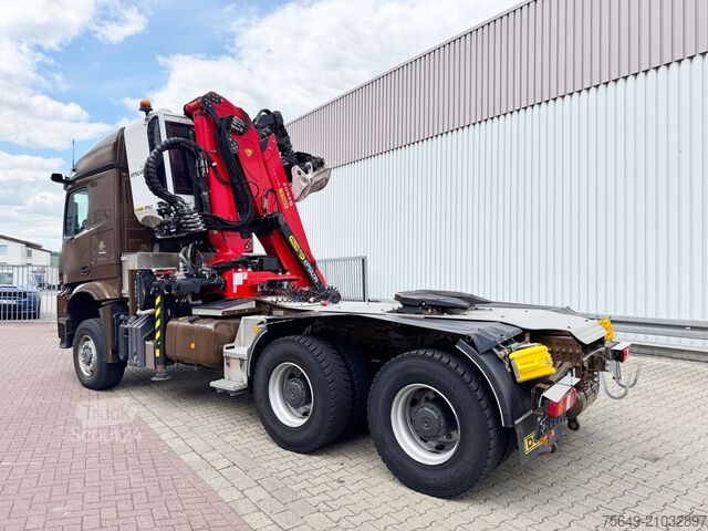 Torenkraan Mercedes-Benz Arocs 3351 LS 6x6 Arocs 3351 LS 6x6, Grounder, MirrorCam, Navi, Krankabine, Kran Epsilon S260Z96
