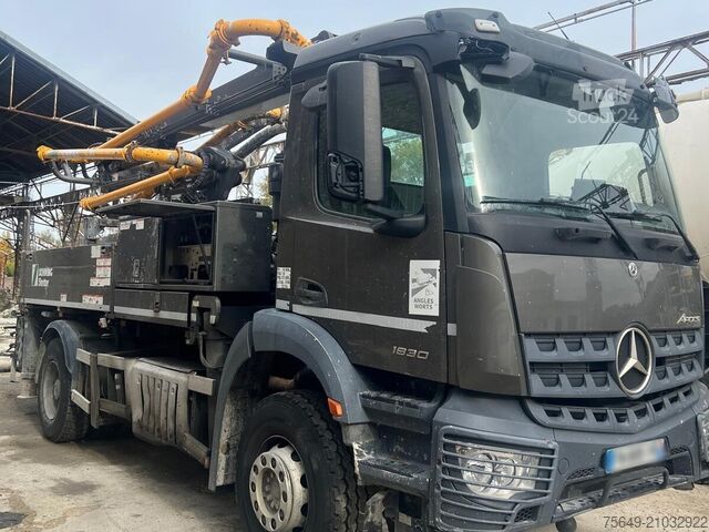 Betonpompwagen Mercedes-Benz Arocs 1830 K 4x2 Arocs 1830 K 4x2, Betonpumpe Schwing S 20, Funk