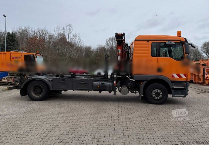 Camion benne à bras amovible MAN TGM 16.250 4x2 BL TGM 16.250 4x2 BL, Kran Atlas AK 65.2-A2L, City-Abroller