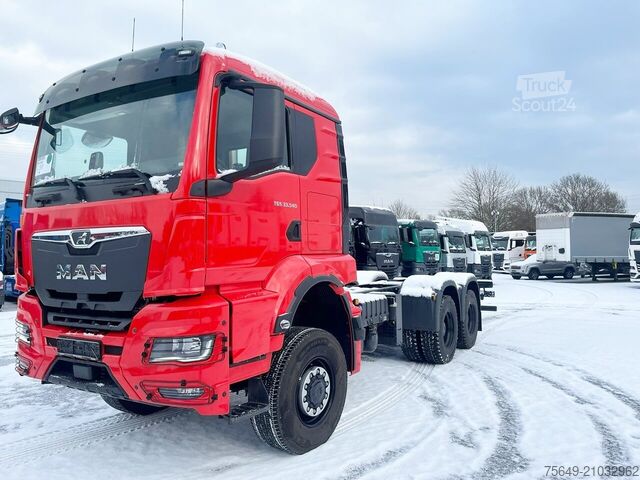 Lastbilchassi MAN TGS 33.540 6x6 BB CH TGS 33.540 6x6 BB CH, Navi, Motorabtrieb