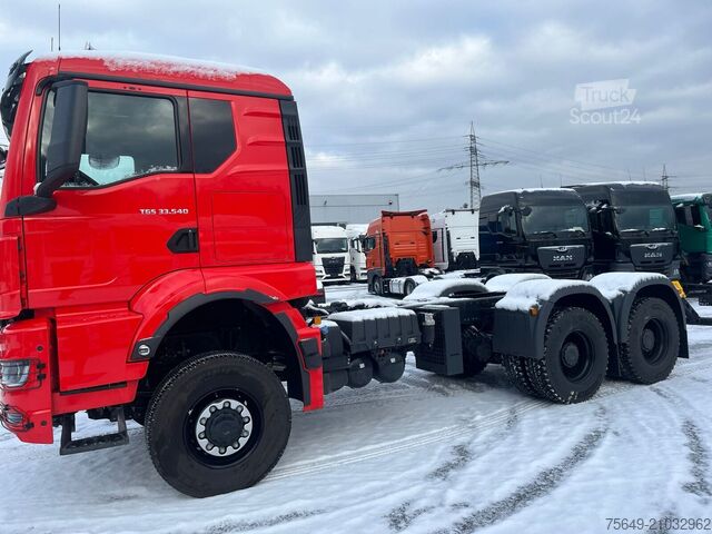 Lastbilchassi MAN TGS 33.540 6x6 BB CH TGS 33.540 6x6 BB CH, Navi, Motorabtrieb