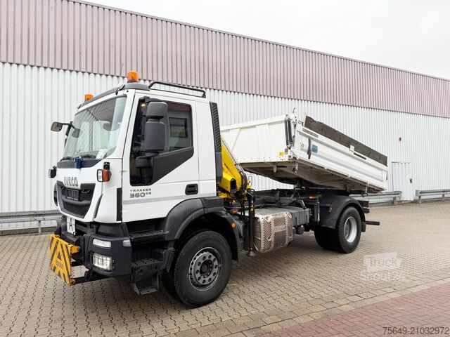 Grue à tour Iveco-Magirus Trakker AD190T36 4x2 Trakker AD190T36 4x2, Kran, Winterdienstausstattung, Hyva HB60X-E2, Funk