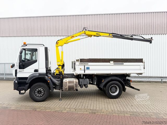 Grue à tour Iveco-Magirus Trakker AD190T36 4x2 Trakker AD190T36 4x2, Kran, Winterdienstausstattung, Hyva HB60X-E2, Funk