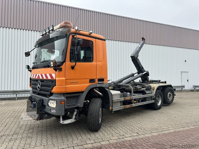 Camion benne à bras amovible Mercedes-Benz Actros 2641 L 6x4/4 Actros 2641 L 6x4/4, Winterdienstausstattung, Lenk-/Liftachse