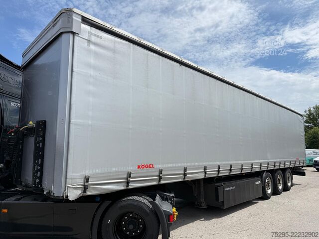 Komerciālais transportlīdzeklis Kögel 3 Achs Standard Liftachse Pal-Kasten TÜV 08 26