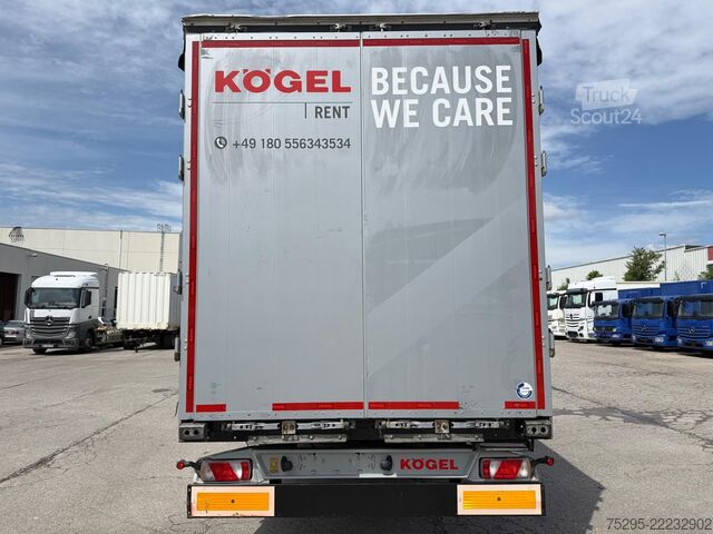 Komerciālais transportlīdzeklis Kögel 3 Achs Standard Liftachse Pal-Kasten TÜV 08 26