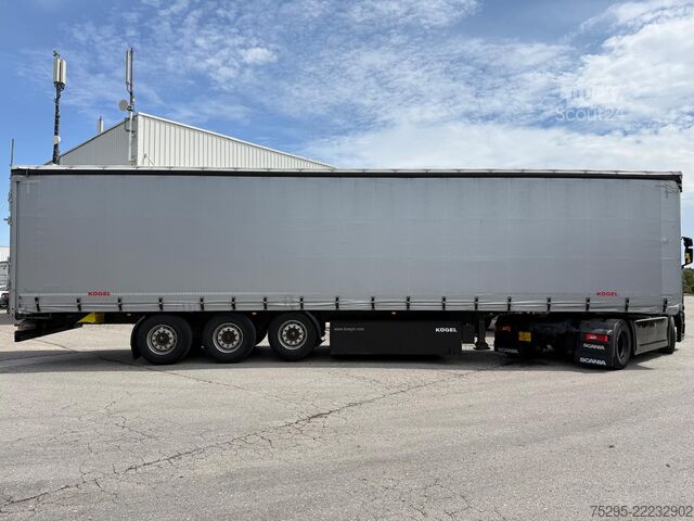 Komerciālais transportlīdzeklis Kögel 3 Achs Standard Liftachse Pal-Kasten TÜV 08 26