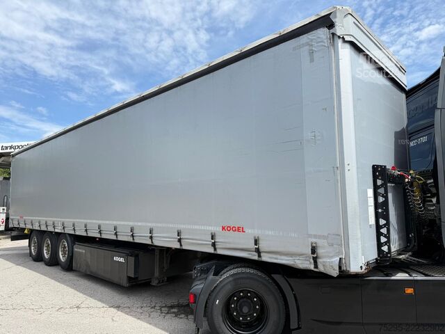 Komerciālais transportlīdzeklis Kögel 3 Achs Standard Liftachse Pal-Kasten TÜV 08 26
