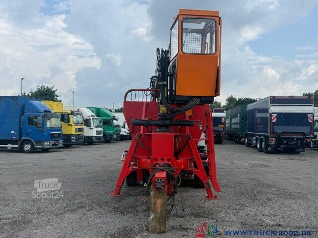 Tarım makinesi Dücker Holz Schredder DMS500S Kran Kesla+Kabine+Greifer
