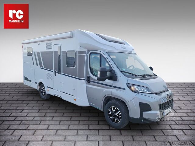 Halvintegreret autocamper CARADO pro+ T 457 Hubbett, SAT+TV, NAVI+RFK, COMBI 6E