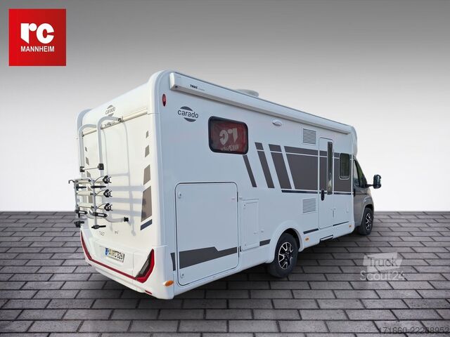 Halvintegreret autocamper CARADO pro+ T 457 Hubbett, SAT+TV, NAVI+RFK, COMBI 6E