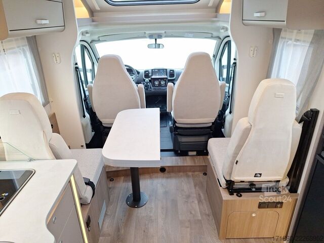 Halvintegreret autocamper CARADO pro+ T 457 Hubbett, SAT+TV, NAVI+RFK, COMBI 6E