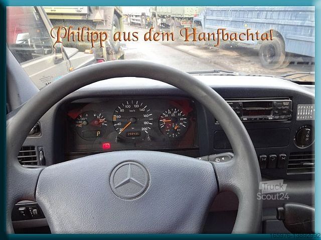 Skrzynia ladunkowa Mercedes-Benz Mercedes Sprinter 312D 4x4 Pritsche Hebebühne Army