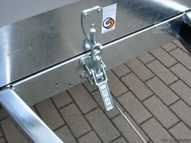 Przyczepa samochodowa SARIS Heckkipper K1 306 170 2000 elektrisch mit Rampen