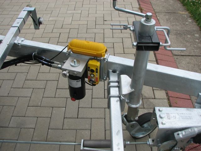 Three-way tipper trailer UNSINN FZ-TECHNIK Dreiseitenkipper 3500kg 3,66 x 2,04, elektrisch